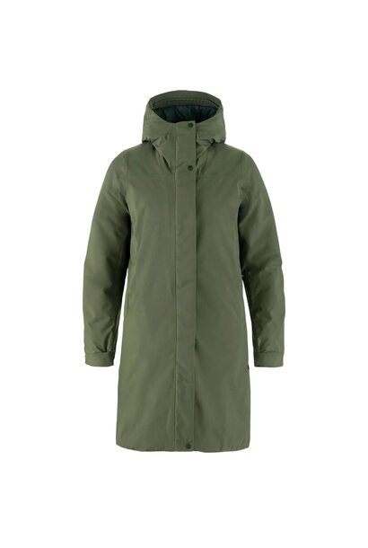 Fjällräven HC hydratic Padded Parka W Laurel Green