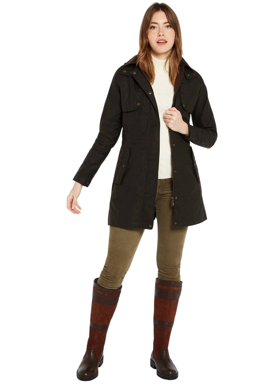 Dubarry Radford Lange Waxjas - Verdigris-4