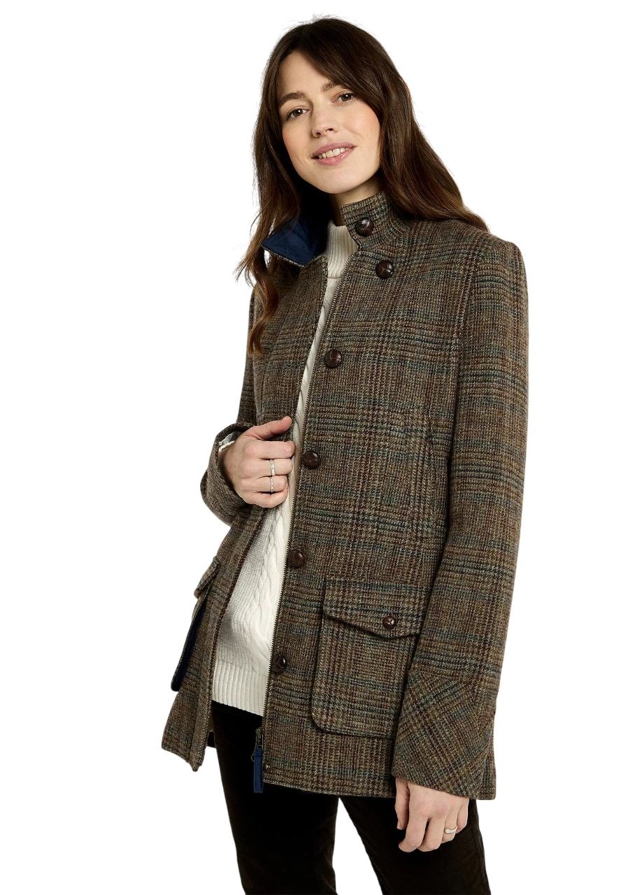 Dubarry Willow Dames Tweed Utility jas - Kelty Glen-1