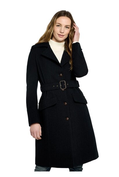 Dubarry Brookvale Dames Lange Tweedjas - French Navy