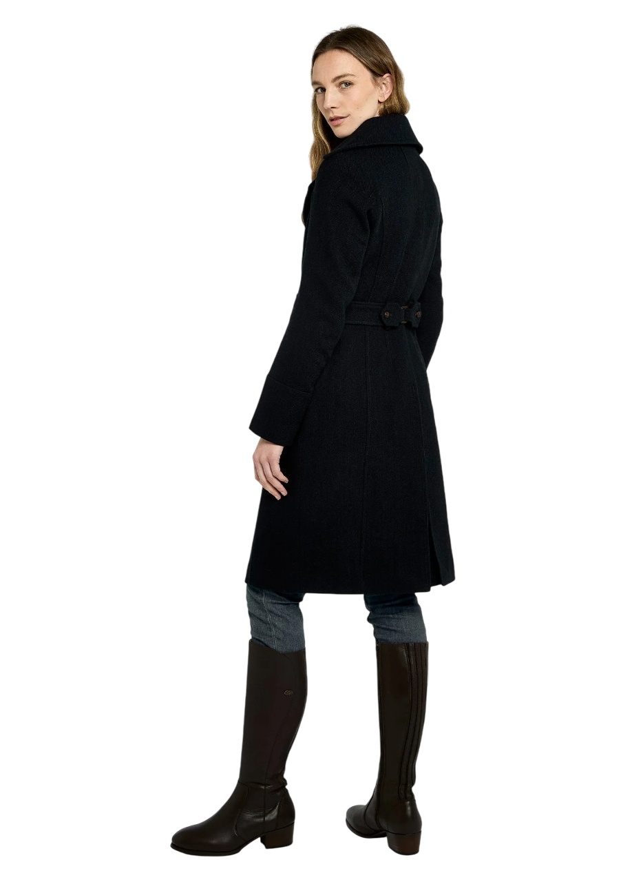 Dubarry Brookvale Dames Lange Tweedjas - French Navy-3