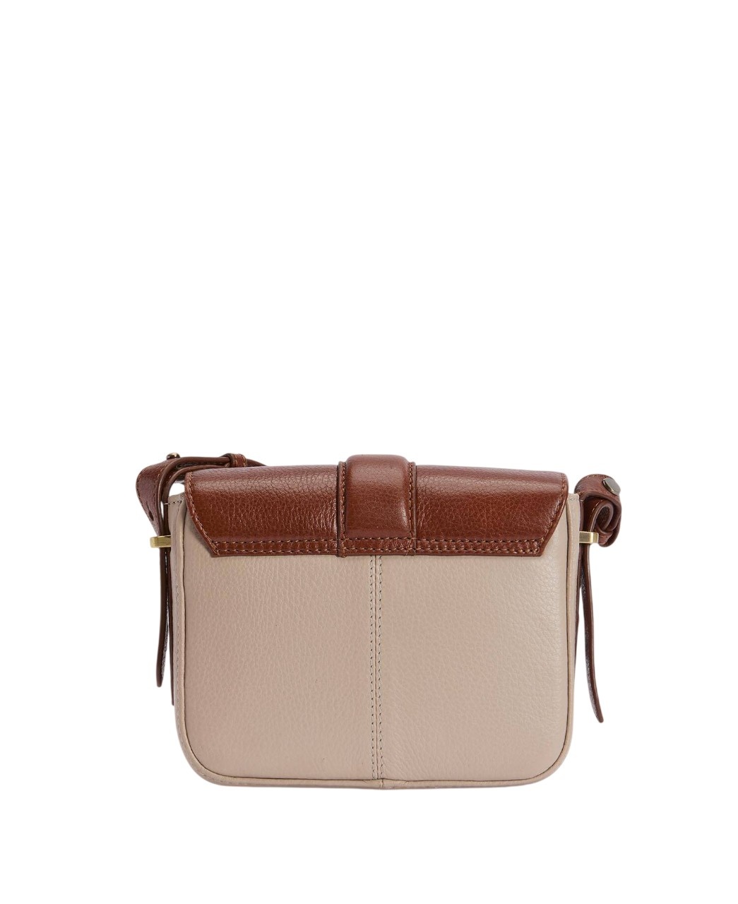 Barbour Mini Rosa Leather Crossbody Bag Pebbled Pink/Brown-4