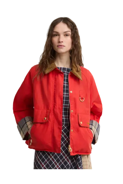 Barbour Mackworth Casual Jacket Vermillion/Dress