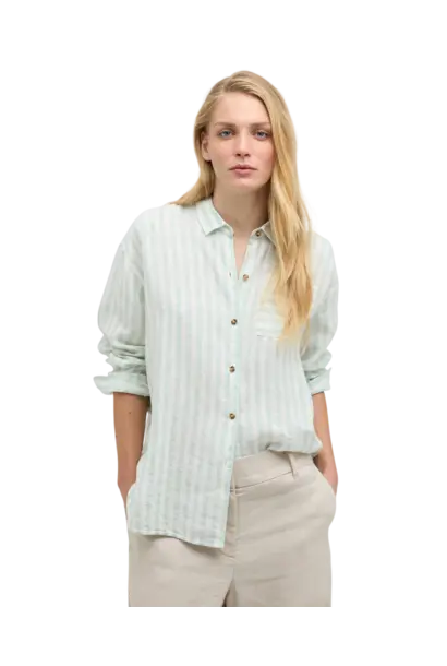 Barbour Annie Shirt  Spearmint Stripe
