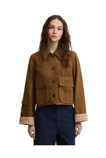 Barbour Dalbury Casual Jacket Tan/Beige Tattersall