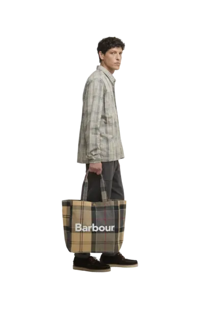 Barbour Telfield Tartan Tote Bag Dress Tartan