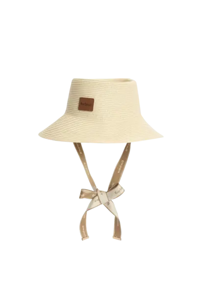 Barbour Polly Braid Bucket Hat Natural