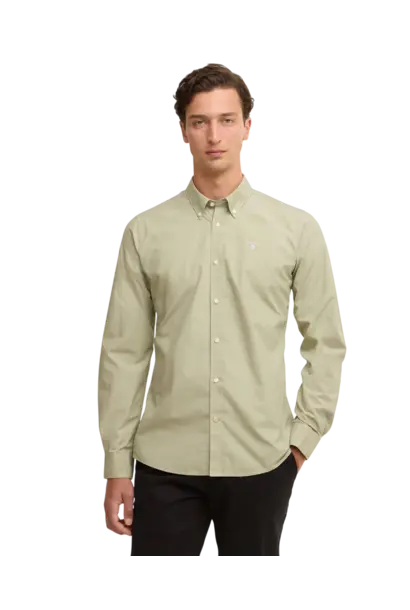 Barbour Treeport Long-Sleeved Tailored Shirt Sea Green