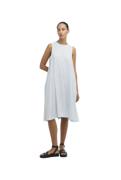 Barbour Salthill Maxi Dress Mineral Blue