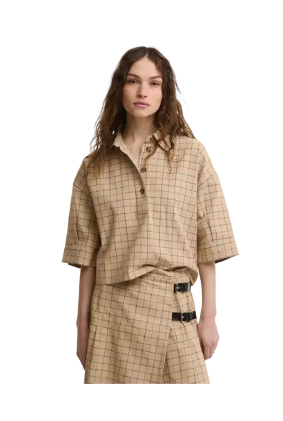 Barbour Hollington Check Short-Sleeved Shirt Multi Tattersall