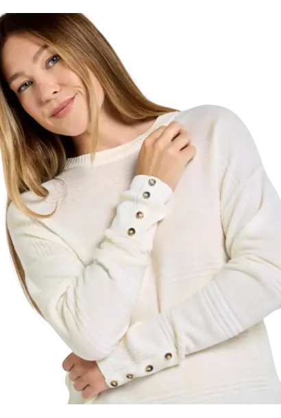 Dubarry Ashfield Dames Bamboo Trui - Oyster