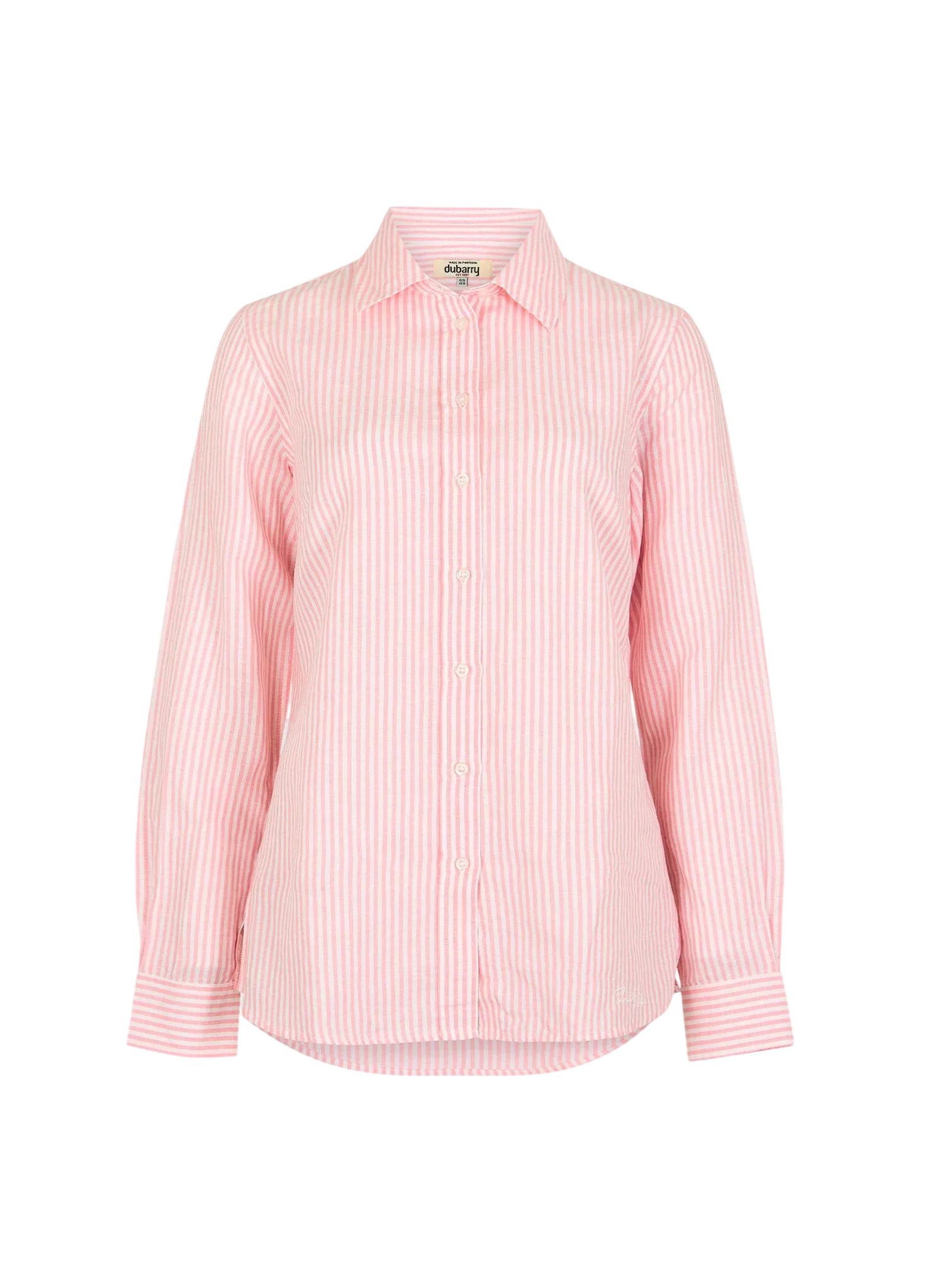 Dubarry Butterfly Dames Linnen Shirt - Pink-5