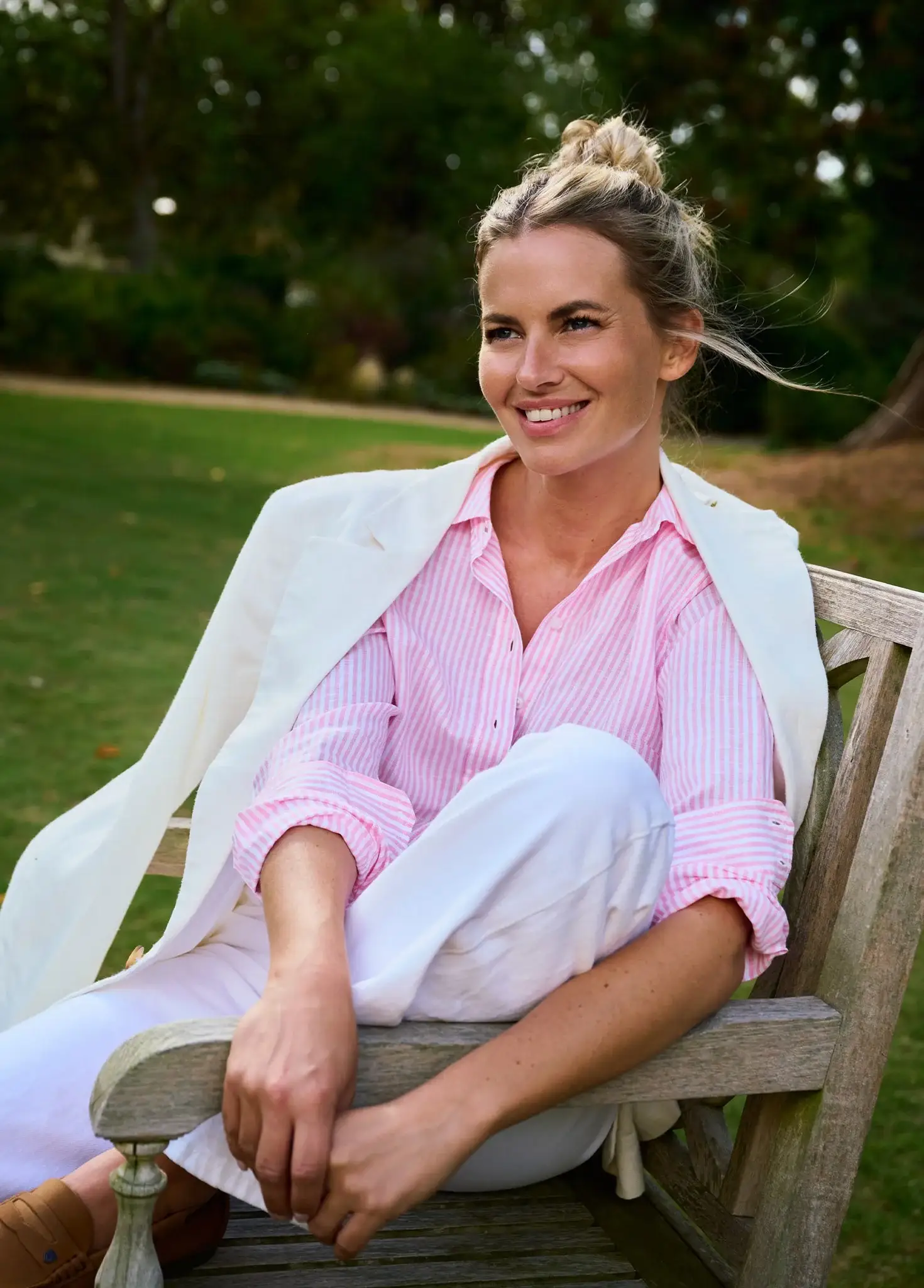 Dubarry Butterfly Dames Linnen Shirt - Pink-4