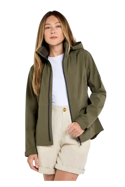 Dubarry Seamills Dames Lichtgewicht Waterdichte Jas - Kelp