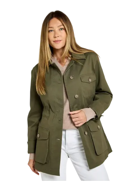 Dubarry Hudson Dames Chino Field Jas - Kelp