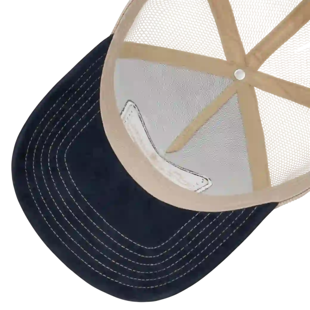 Stetson Trucker Cap Spark Plug Navy/Rust Orange-3