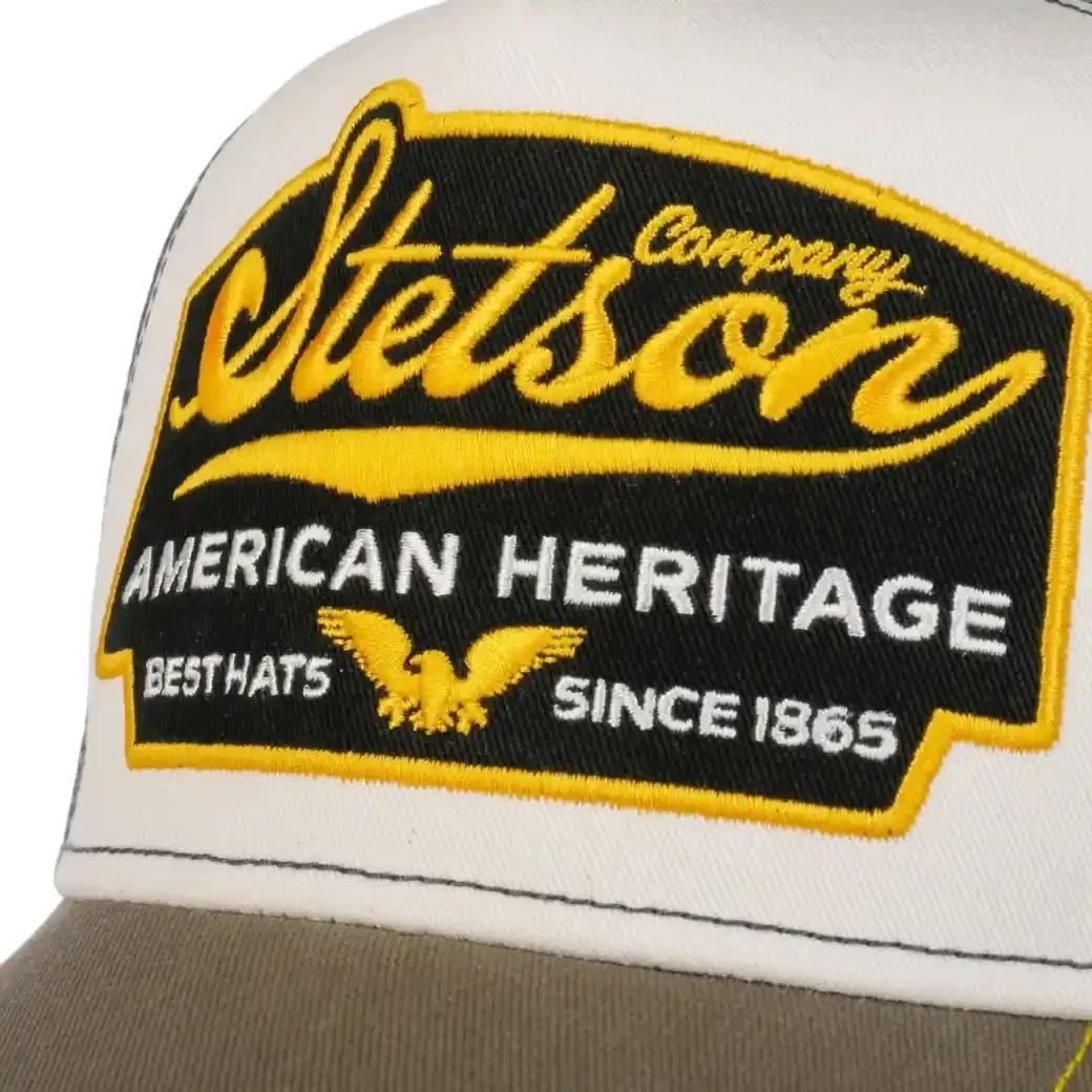 Stetson Trucker Cap American Heritage Olive/White-5