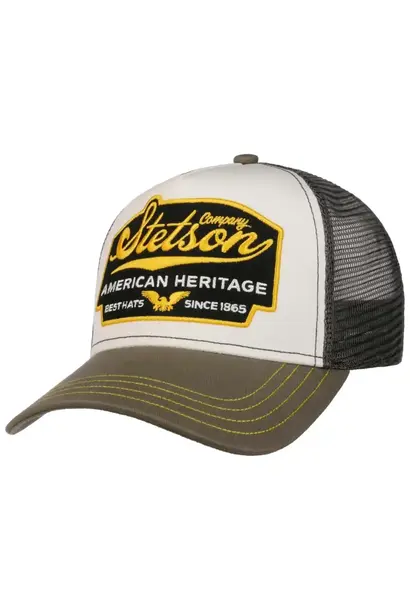 Stetson Trucker Cap American Heritage Olive/White