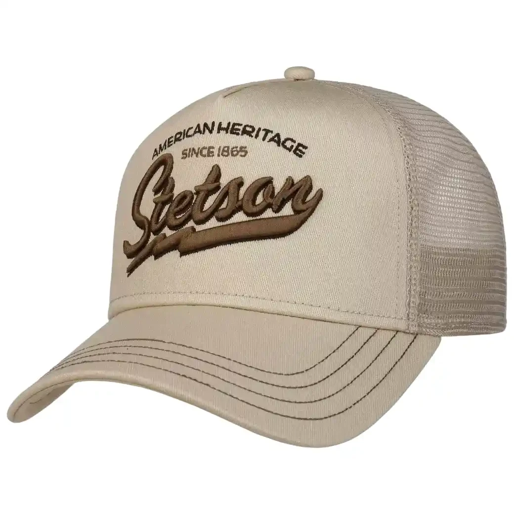 Stetson Trucker Cap American Heritage Classic Beige-1