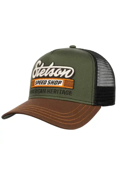 Stetson Trucker Cap Speed Shop Chestnut/Olive