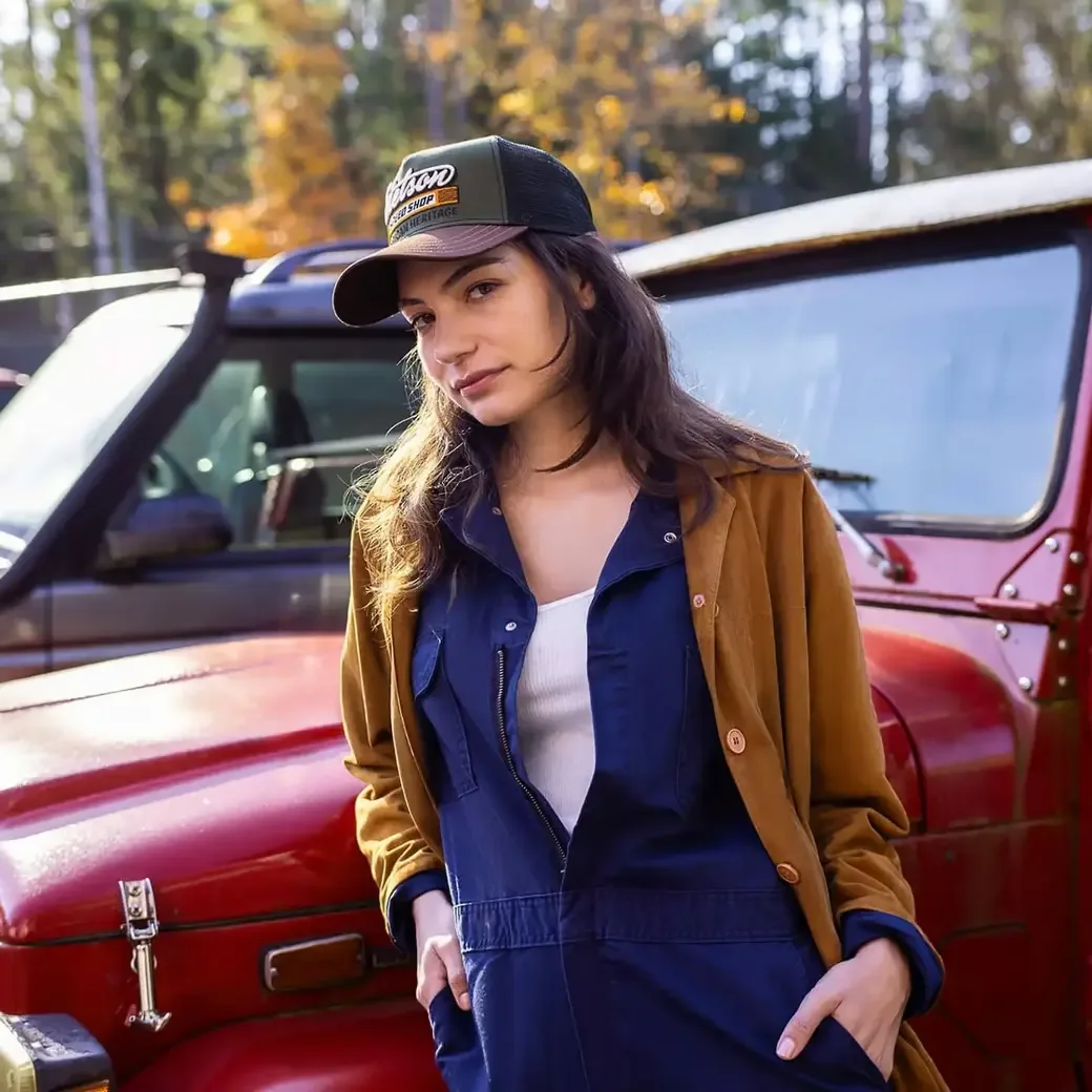 Stetson Trucker Cap Speed Shop Chestnut/Olive-6