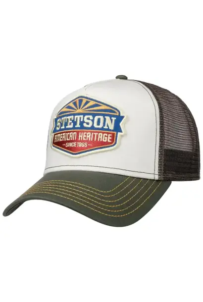 Stetson Trucker Cap Sun  Green/White