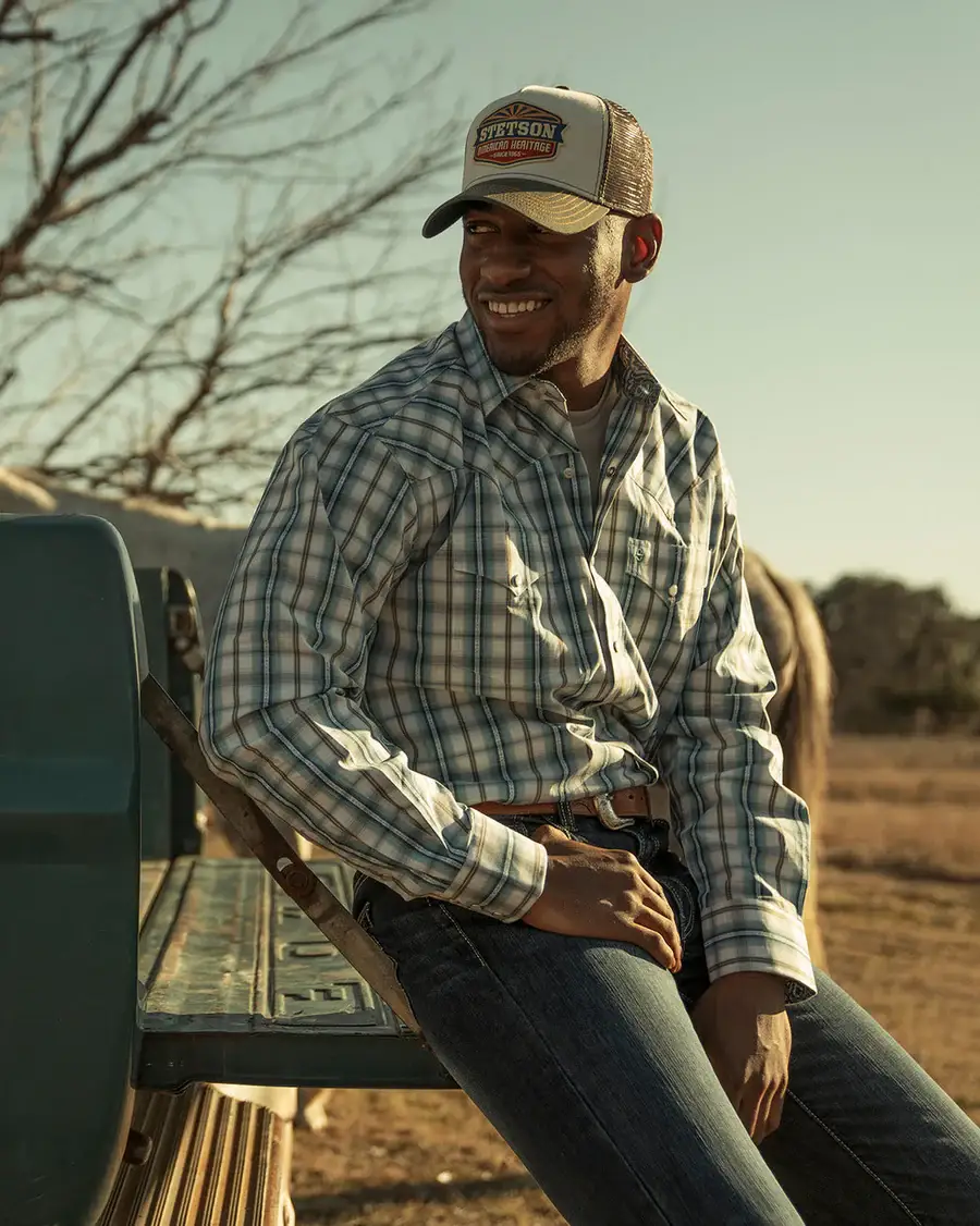 Stetson Trucker Cap Sun Green/White-7