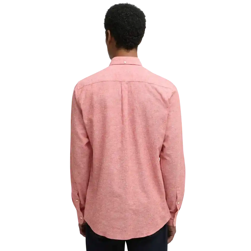 Barbour Nelson Tailored Long-Sleeved Shirt Red-3