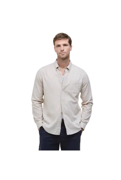 Barbour Nelson Tailored Shirt Stone