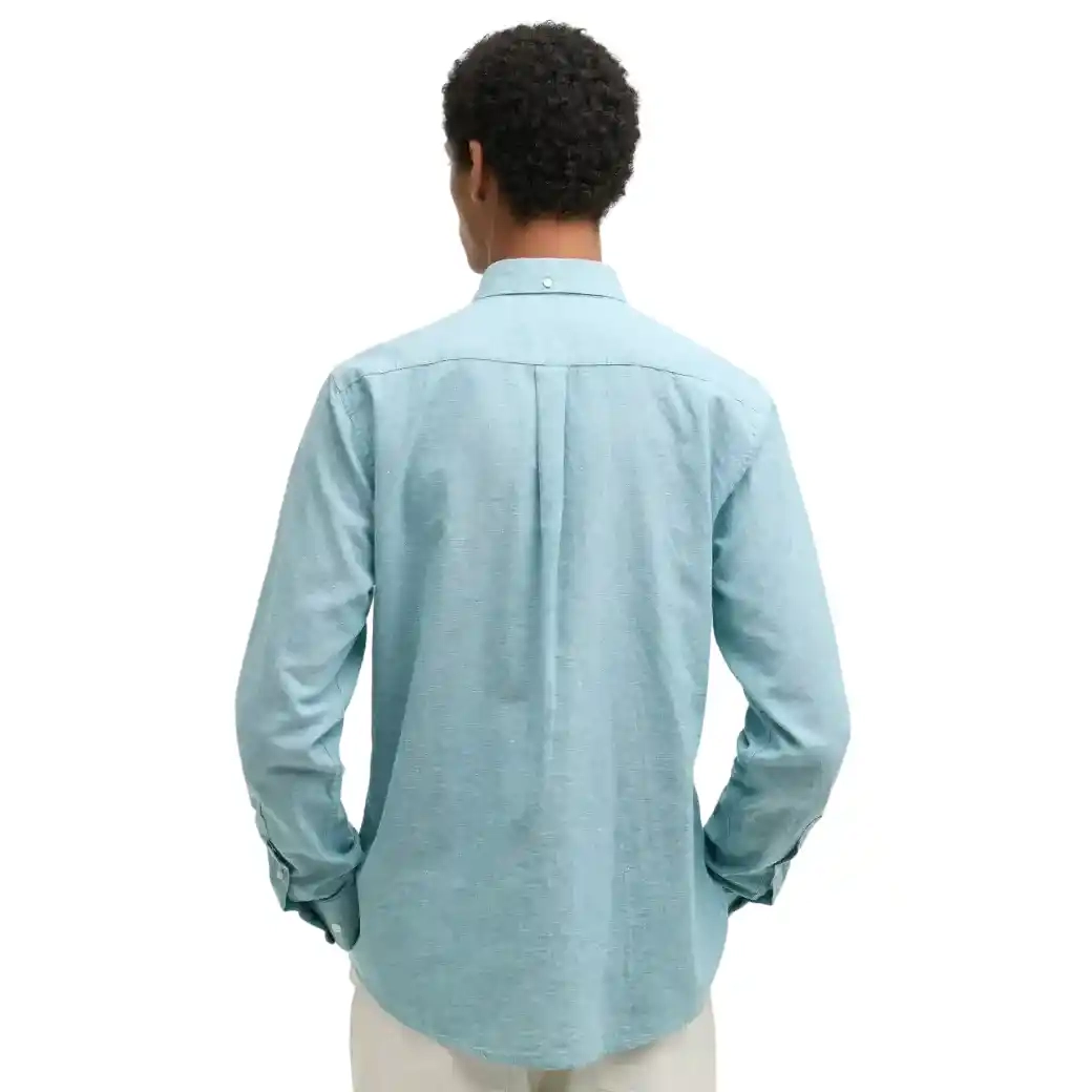 Barbour Nelson Tailored Fit Shirt Light Teal-3