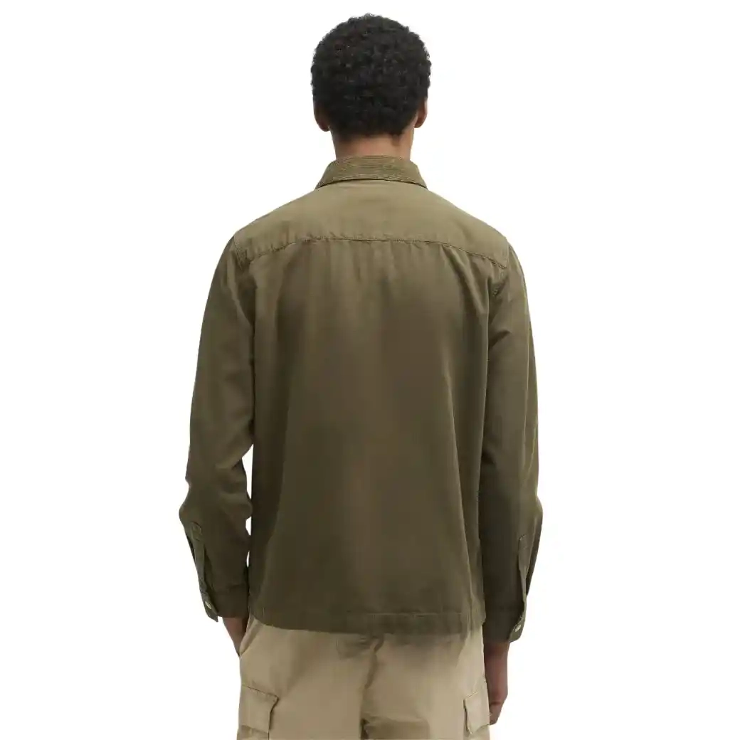 Barbour Declan Patch Overshirt Ivy Green-3