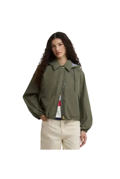 Barbour Paul Smith Loves Barbour Broomhill Showerproof Jacket Dusky Khaki/Navy/White Gingham
