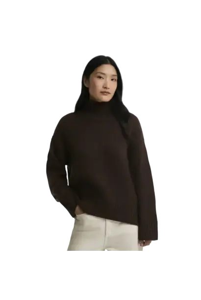 Barbour Woodhouse Cashmere-Blend Funnel Neck Jumper Rustic