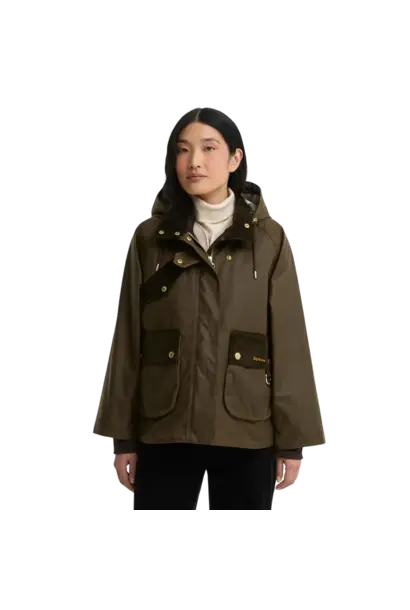 Barbour Willowmere Waxed Jacket Beech/Ancient