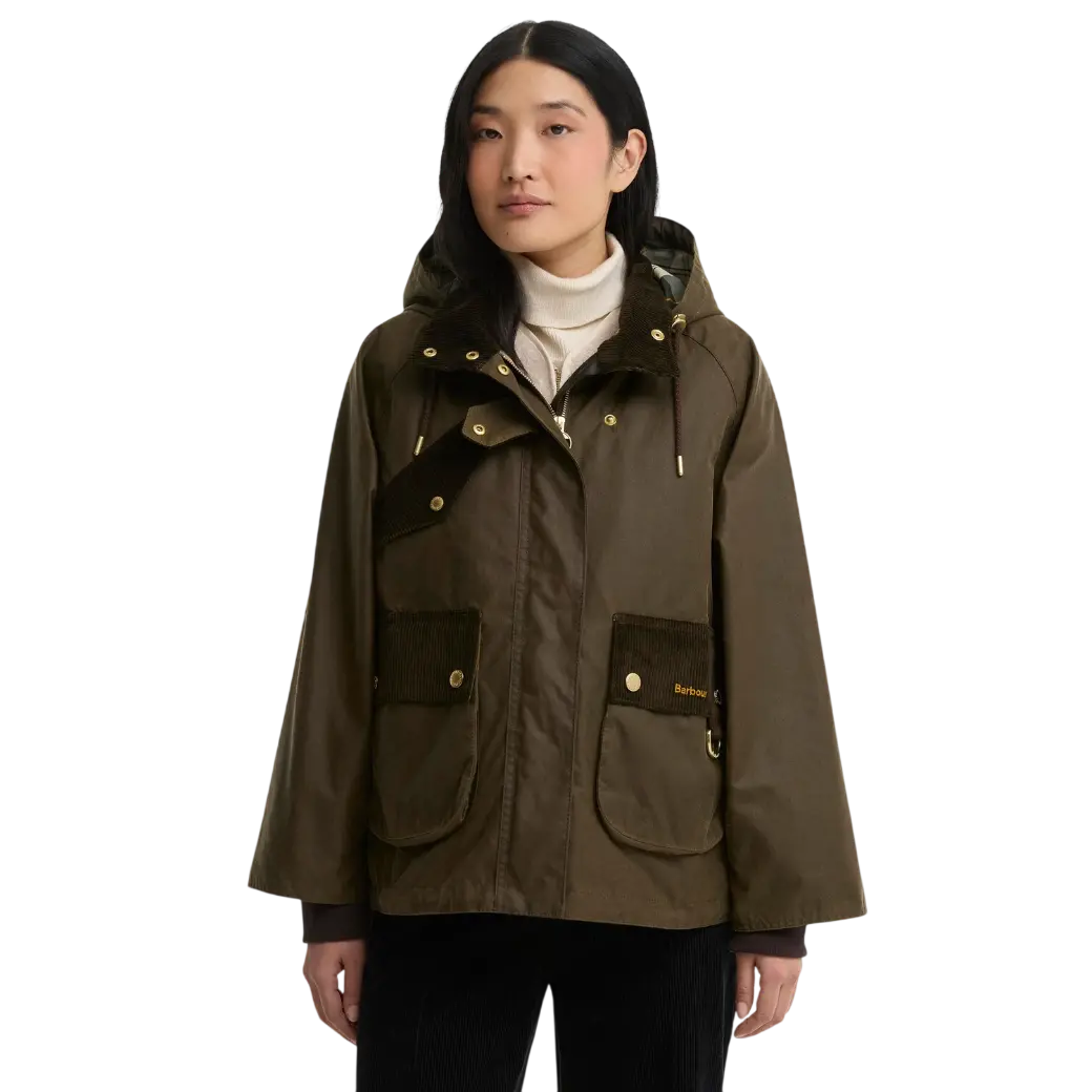 Barbour Willowmere Waxed Jacket Beech/Ancient-1