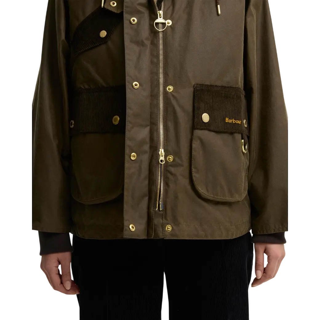 Barbour Willowmere Waxed Jacket Beech/Ancient-6