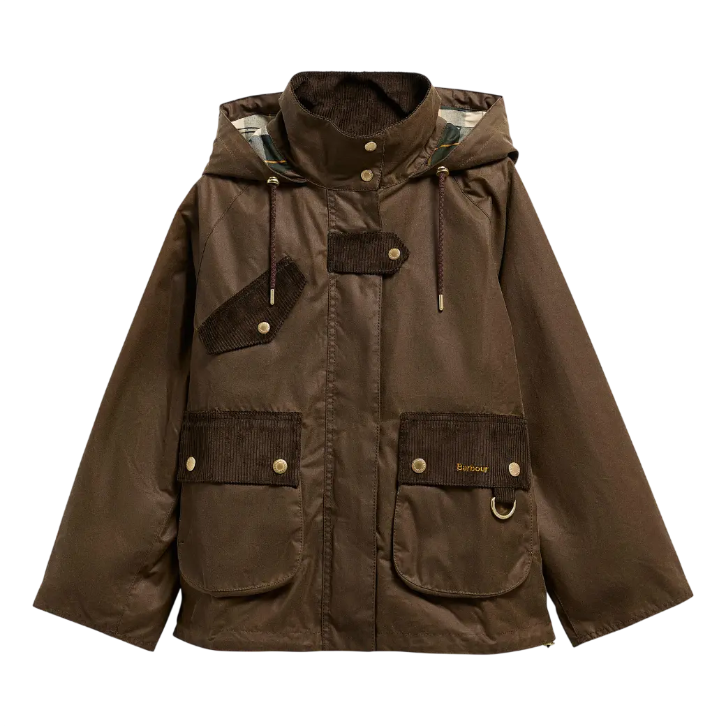 Barbour Willowmere Waxed Jacket Beech/Ancient-7