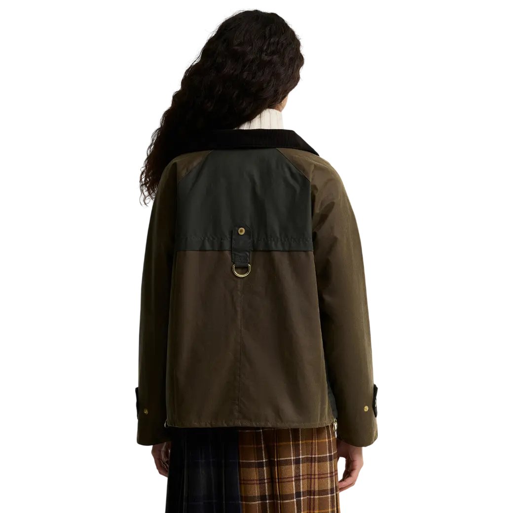 Barbour Hazelwood Wax Jacket Beech/Fern/Mixed Tartan-3
