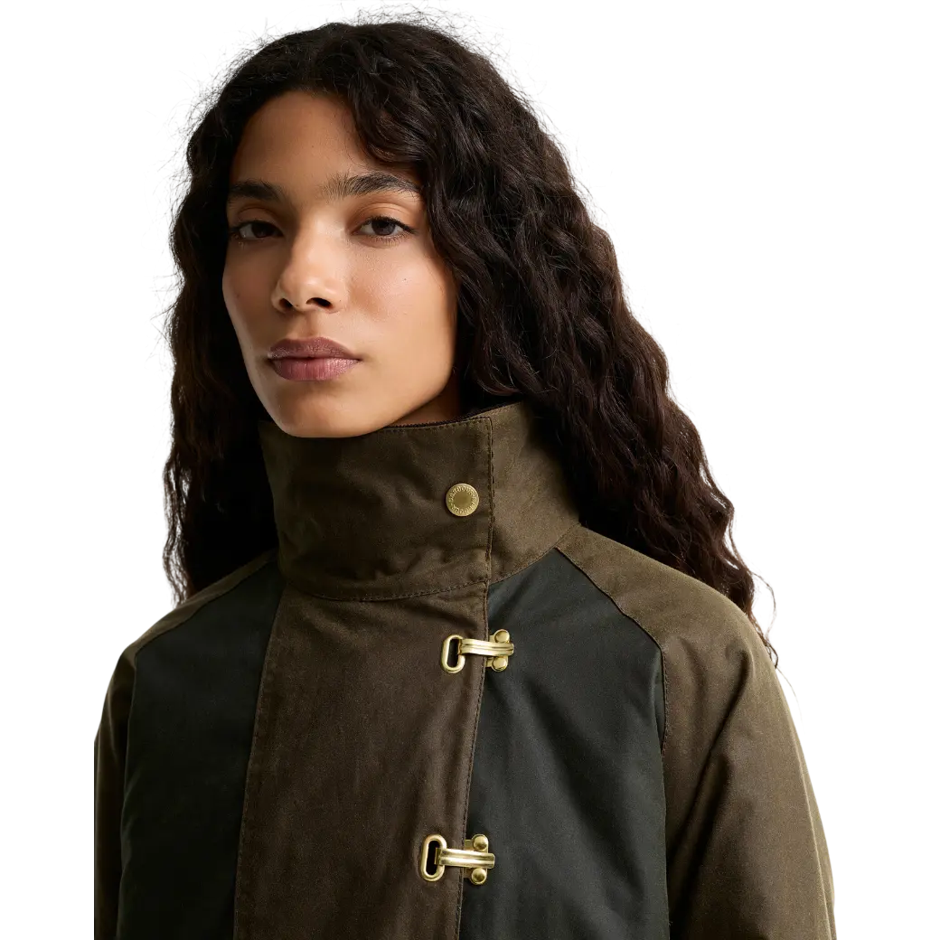 Barbour Hazelwood Wax Jacket Beech/Fern/Mixed Tartan-4