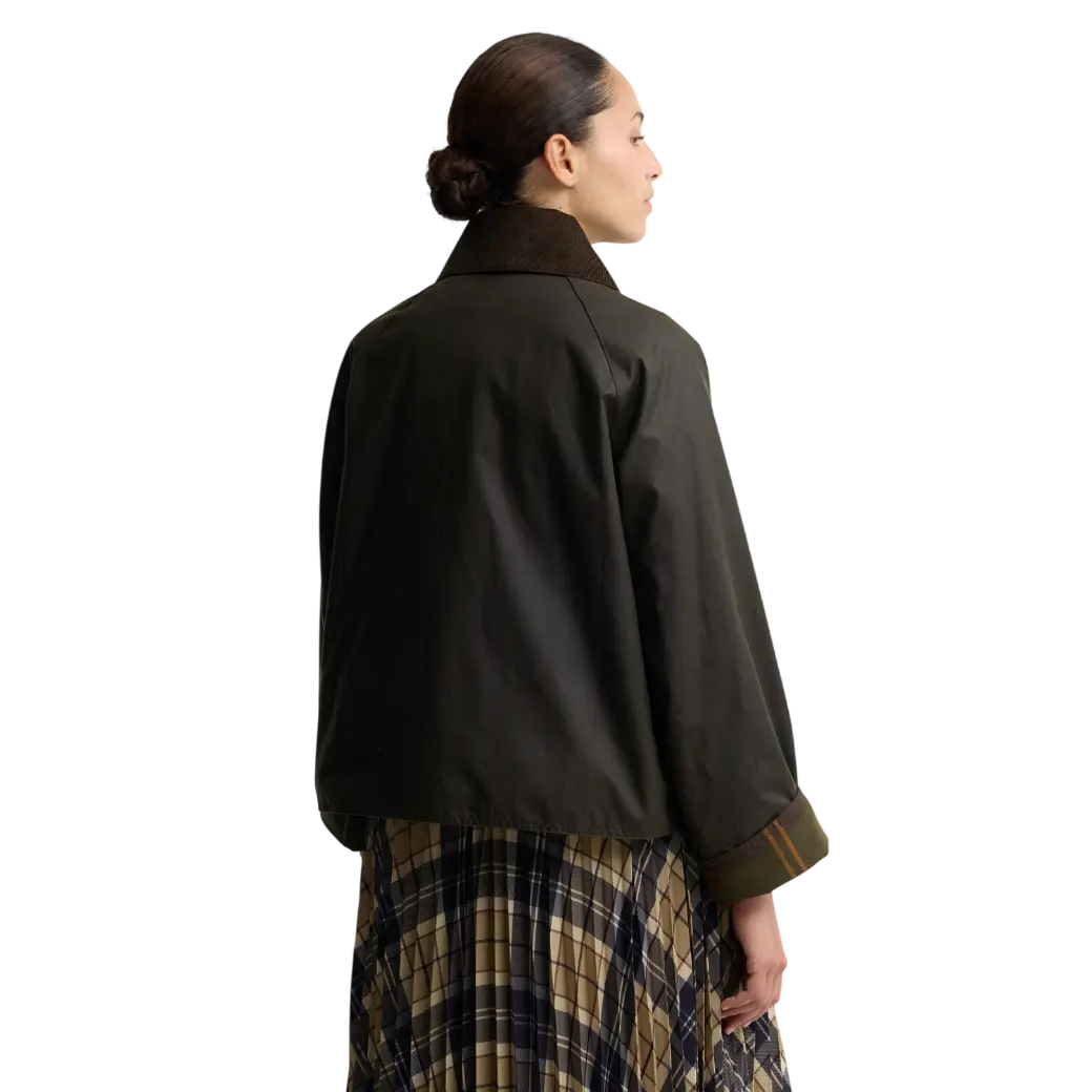 Barbour Icons Modern Spey Waxed Jacket Olive/Classic-3