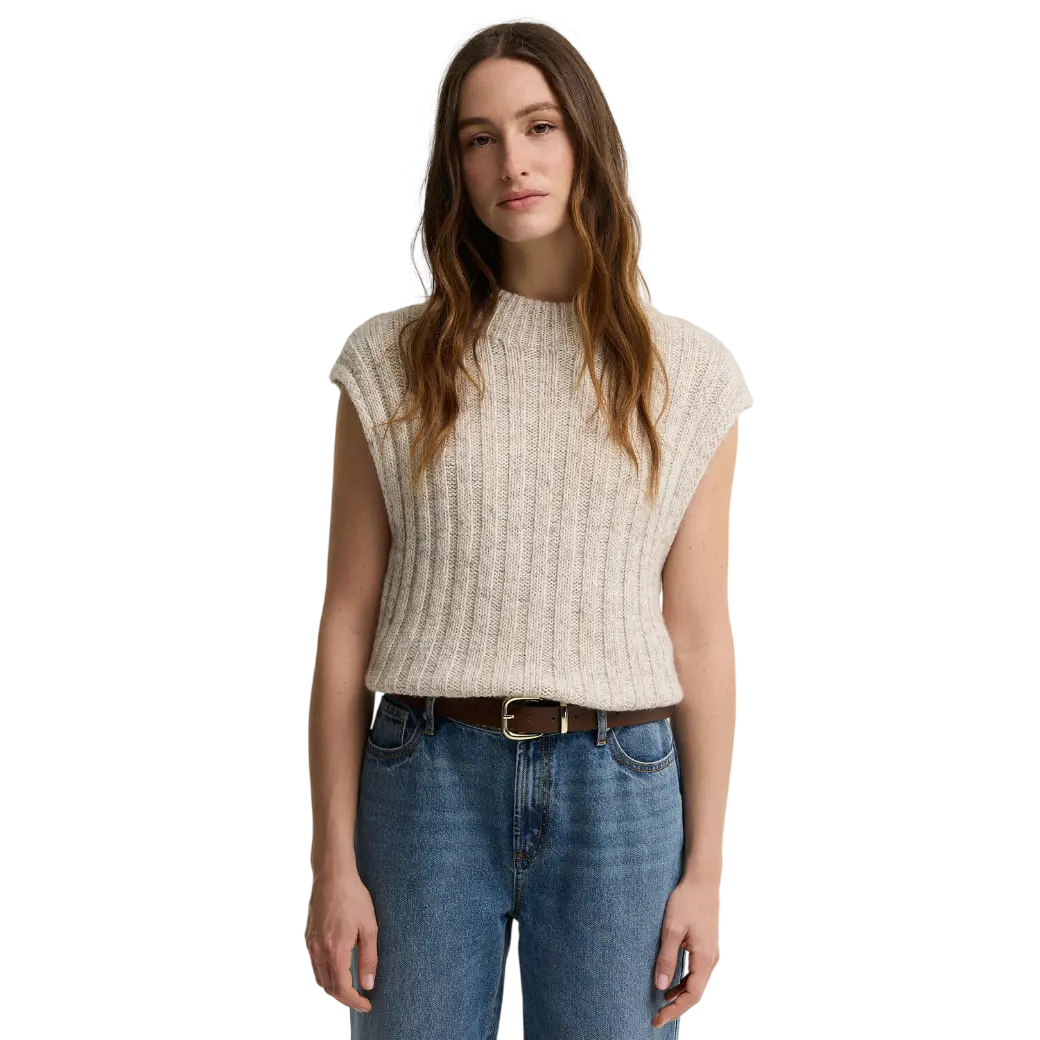 Barbour Anastasia Wool-Blend Sweater Vest Cloud Multi-1