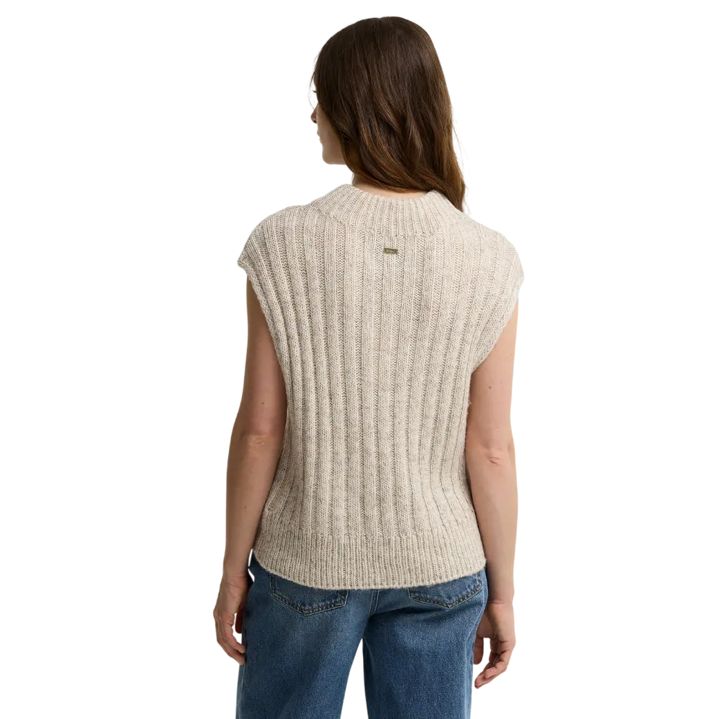 Barbour Anastasia Wool-Blend Sweater Vest Cloud Multi-3