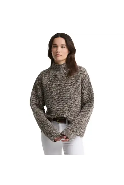 Barbour Rosamund Funnel Neck Jumper Oat