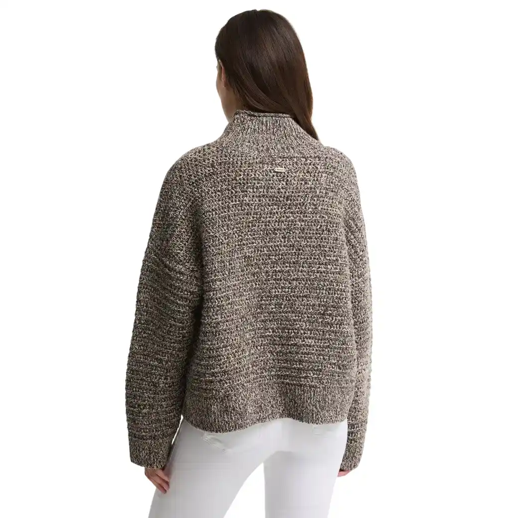 Barbour Rosamund Funnel Neck Jumper Oat-3
