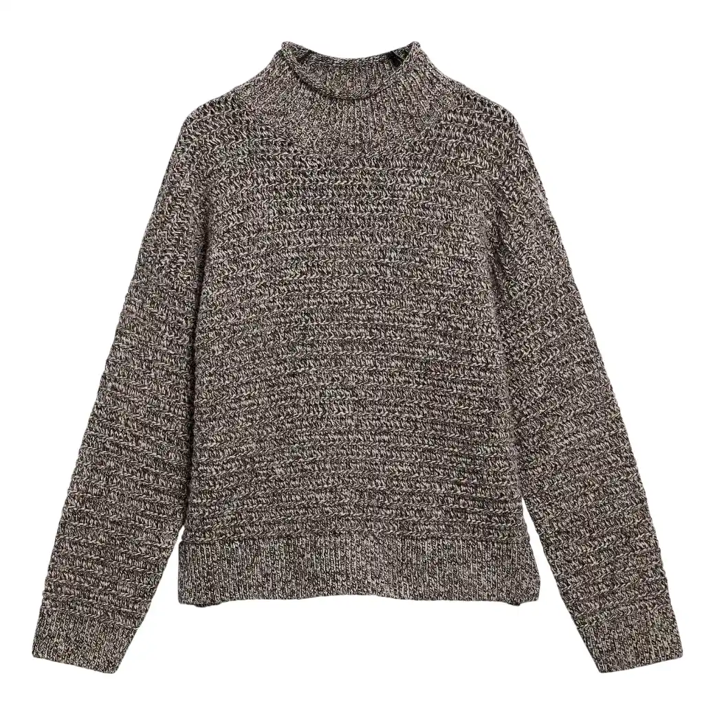 Barbour Rosamund Funnel Neck Jumper Oat-6