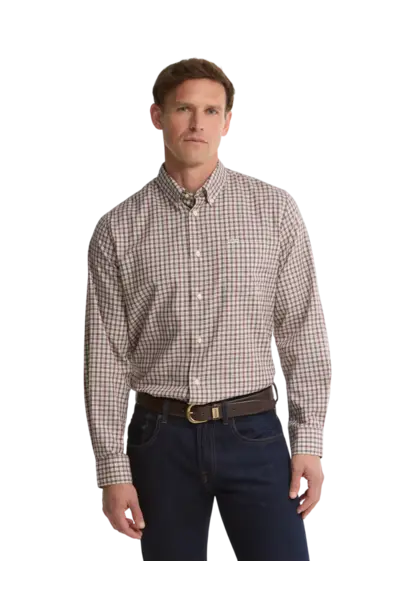 Barbour William Regular-Fit Long-Sleeved Shirt Olive