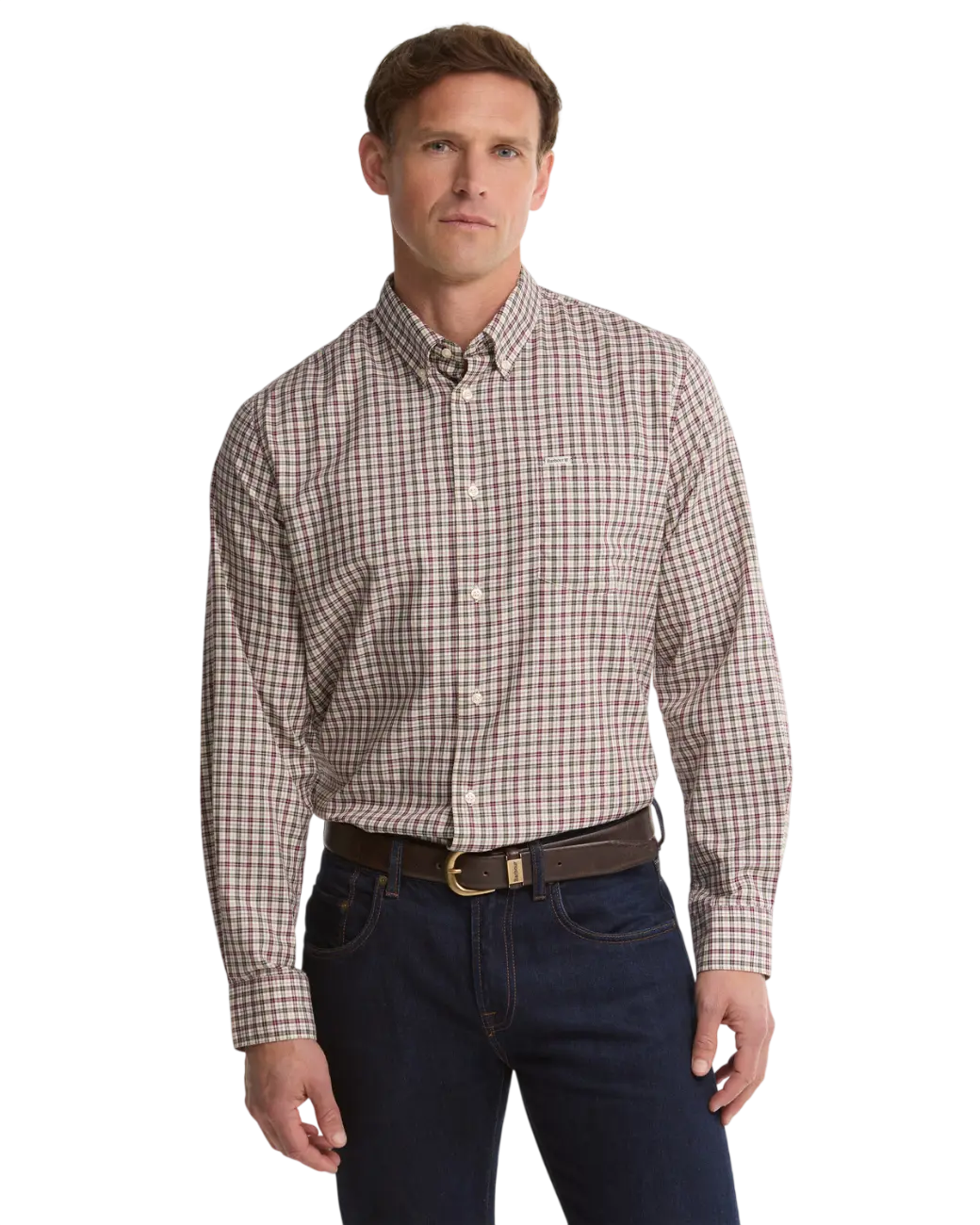 Barbour William Regular-Fit Long-Sleeved Shirt Olive-1
