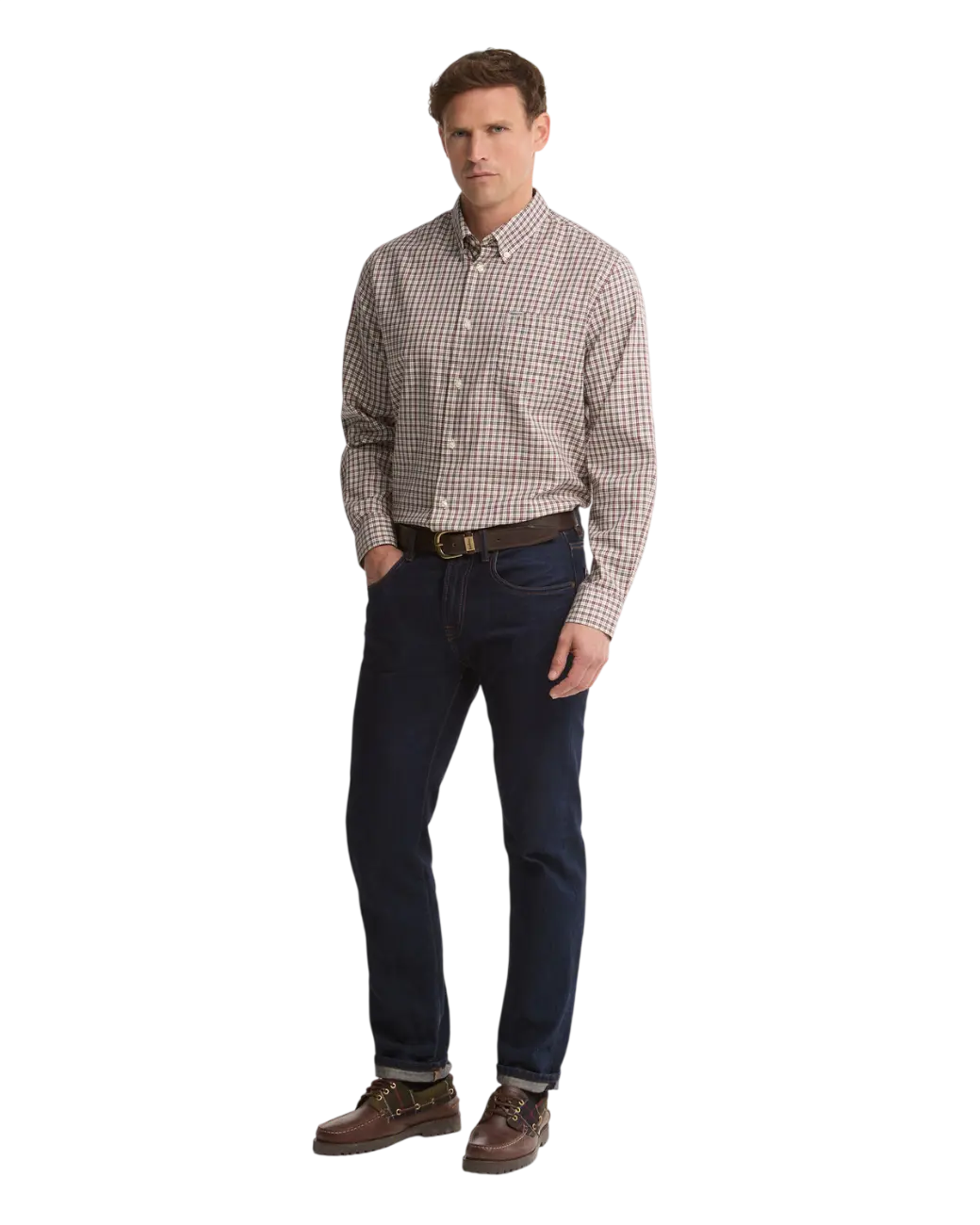 Barbour William Regular-Fit Long-Sleeved Shirt Olive-2