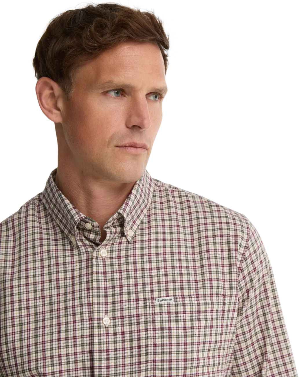 Barbour William Regular-Fit Long-Sleeved Shirt Olive-4