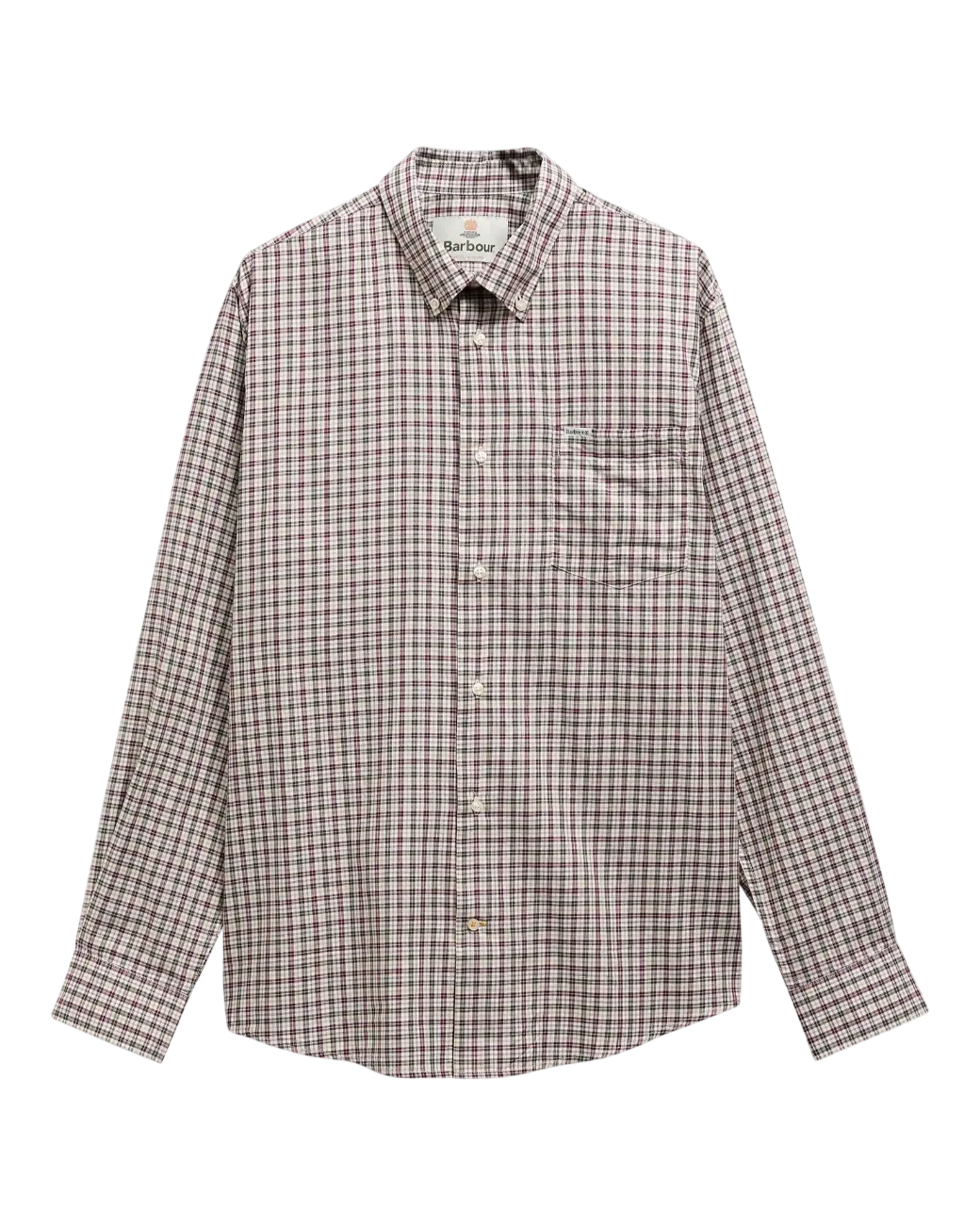Barbour William Regular-Fit Long-Sleeved Shirt Olive-5